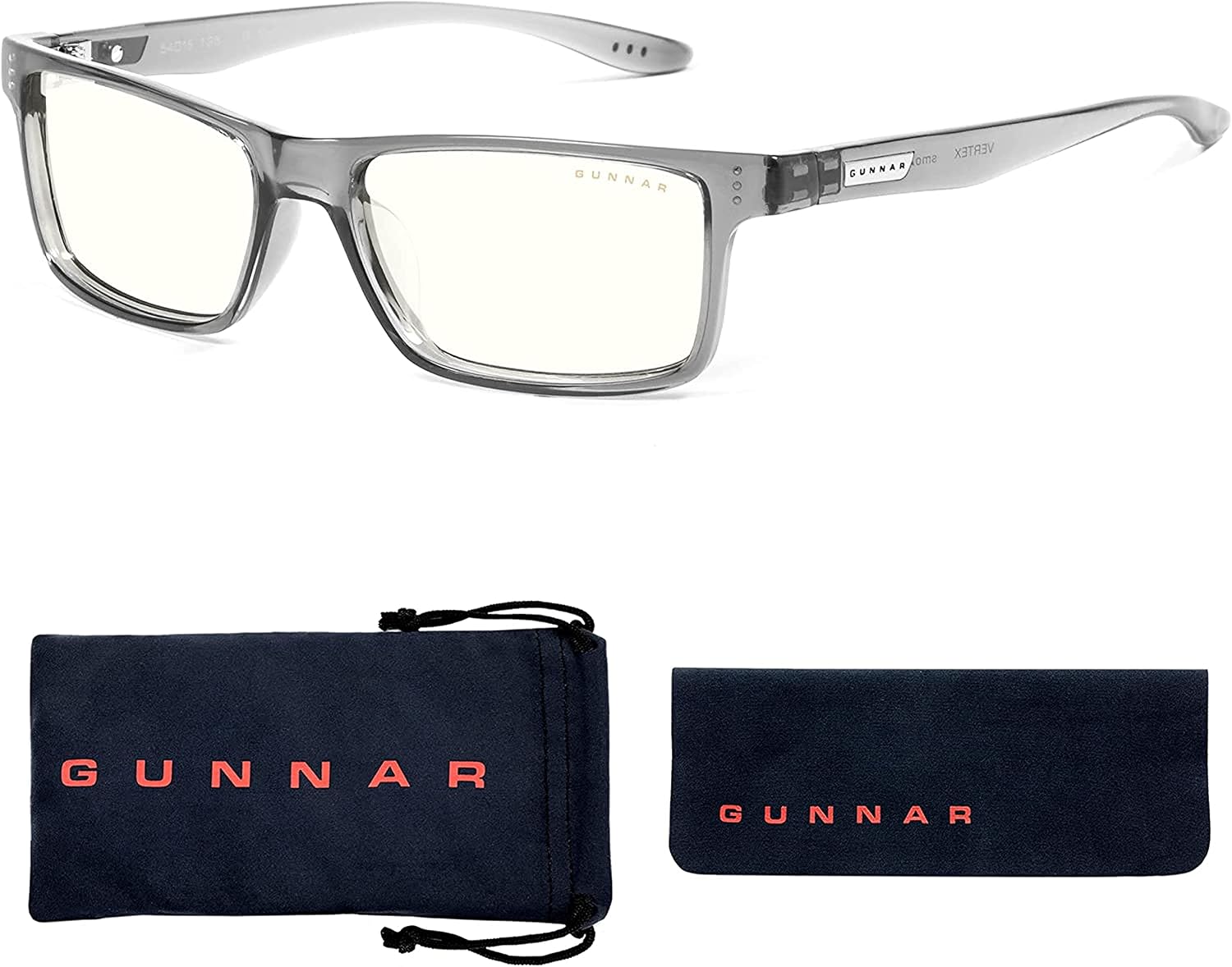 GUNNAR – Blue Light Reading Glasses – Blocks 65% Blue Light – Vertex