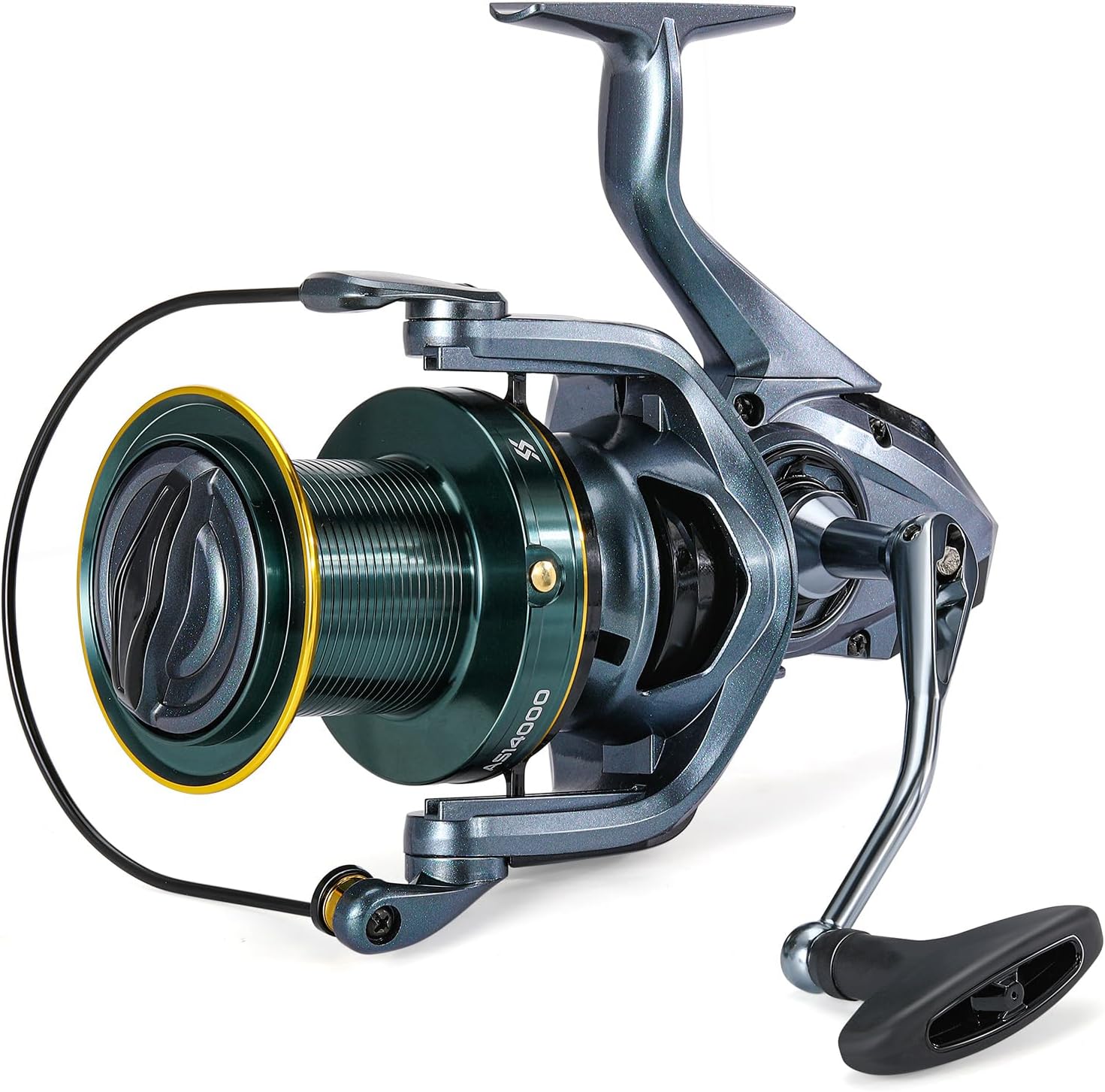 Sougayilang Surf Spinning Reel – Ultra Smooth Drag System for Big Game Saltwater Surf Fishing, Powerful Ideal High-Capacity Reel for Saltwater and Offshore Fishing