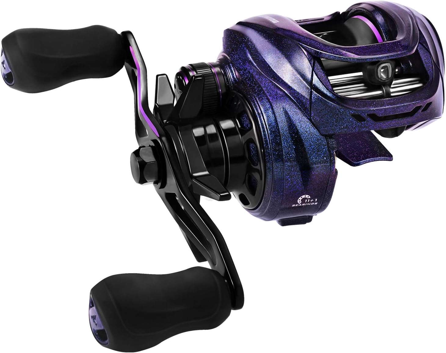 KastKing Royale Legend Pro Baitcasting Reels – AutoMag Dual Braking System Fishing Reel, Arch Resistance Control, 16 Lbs Carbon Drag, 5.5oz Lightweight, 8.0:1 Gear Ratio, 11 + 1 Stainless Steel BB