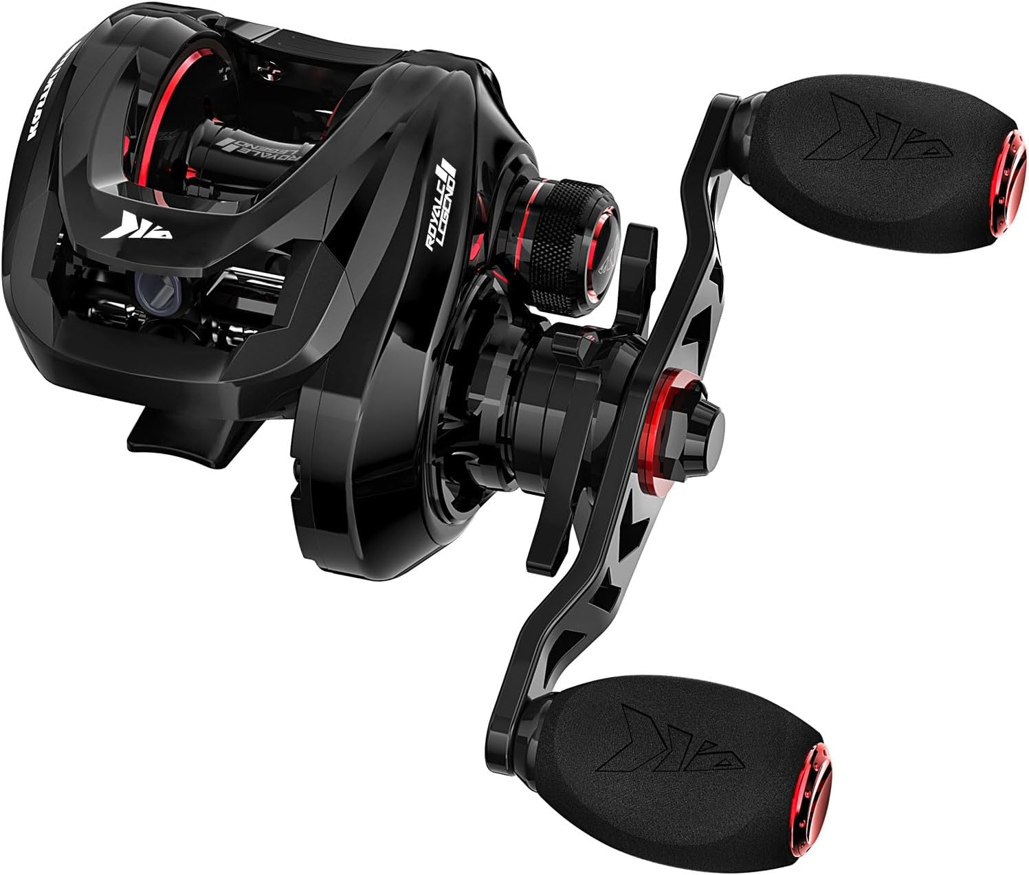 KastKing Royale Legend II Baitcasting Reels, New Compact Design Baitcaster Fishing Reel, 17.64LB Carbon Fiber Drag, Cross-Fire 8 Magnet Braking System, Available in 5.4:1 and 7.2:1
