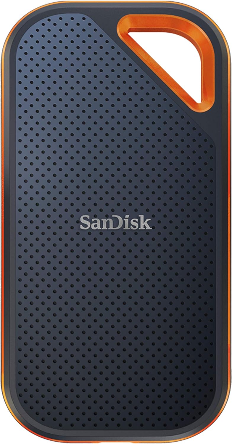 SANDISK 1TB Extreme PRO Portable SSD – Up to 2000MB/s – USB-C, USB 3.2 Gen 2×2, IP65 Water and Dust Resistance, Updated Firmware – External Solid State Drive – SDSSDE81-1T00-G25