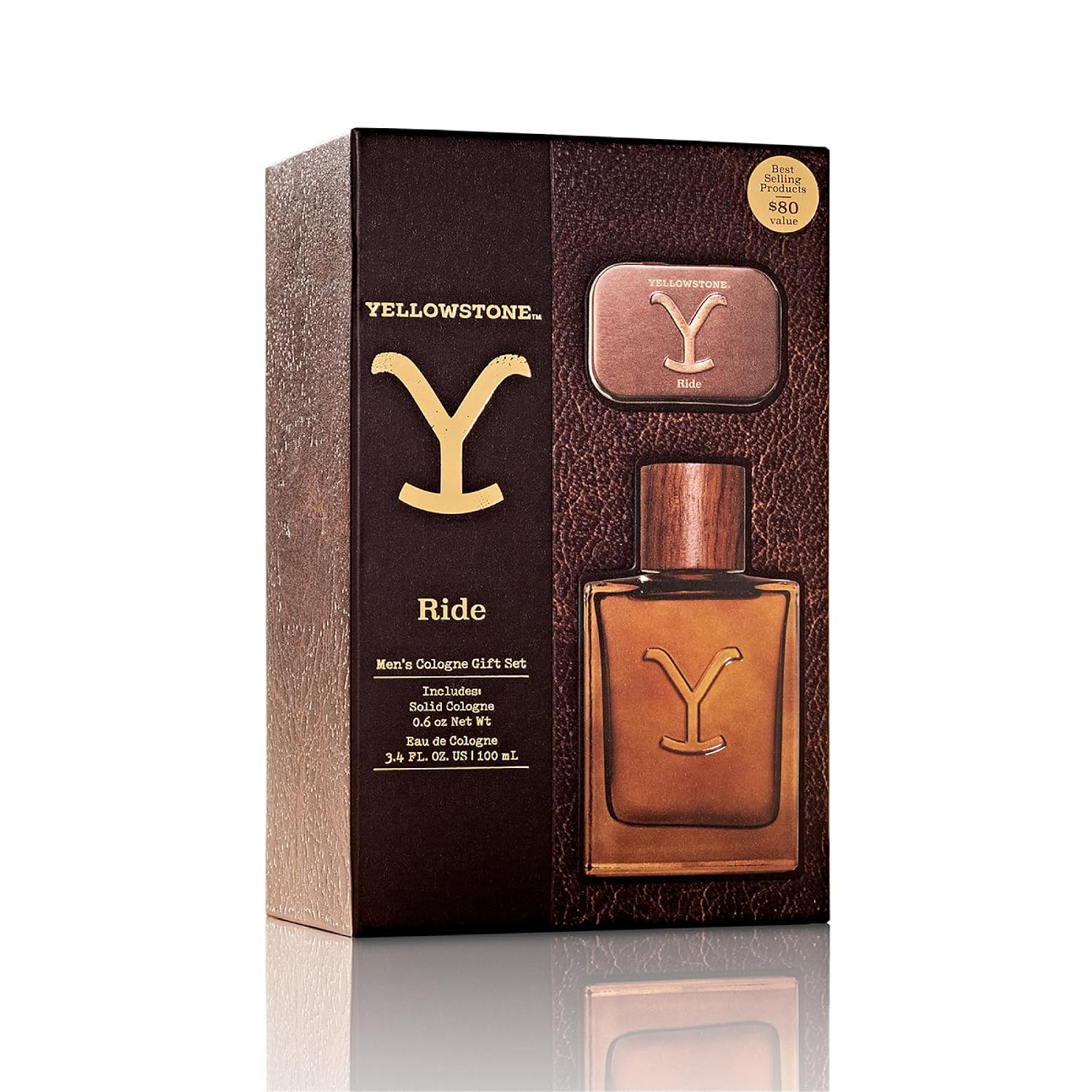 Yellowstone Ride Men’s Cologne Gift Set by Tru Western