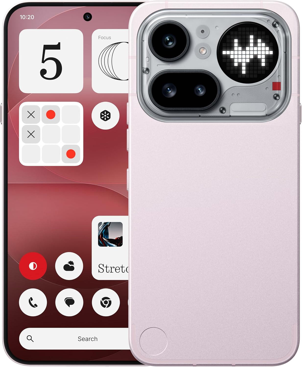 Nothing Phone (4a) Pro Cell Phone 2026 New, Unlocked Android 16 Smartphone, Triple-Lens Camera, AI Photo Edits, 6.83″ 144Hz AMOLED Display, 5080mAh Battery, Dual-SIM Glyph Matrix (Pink, 12+256GB) | Phone