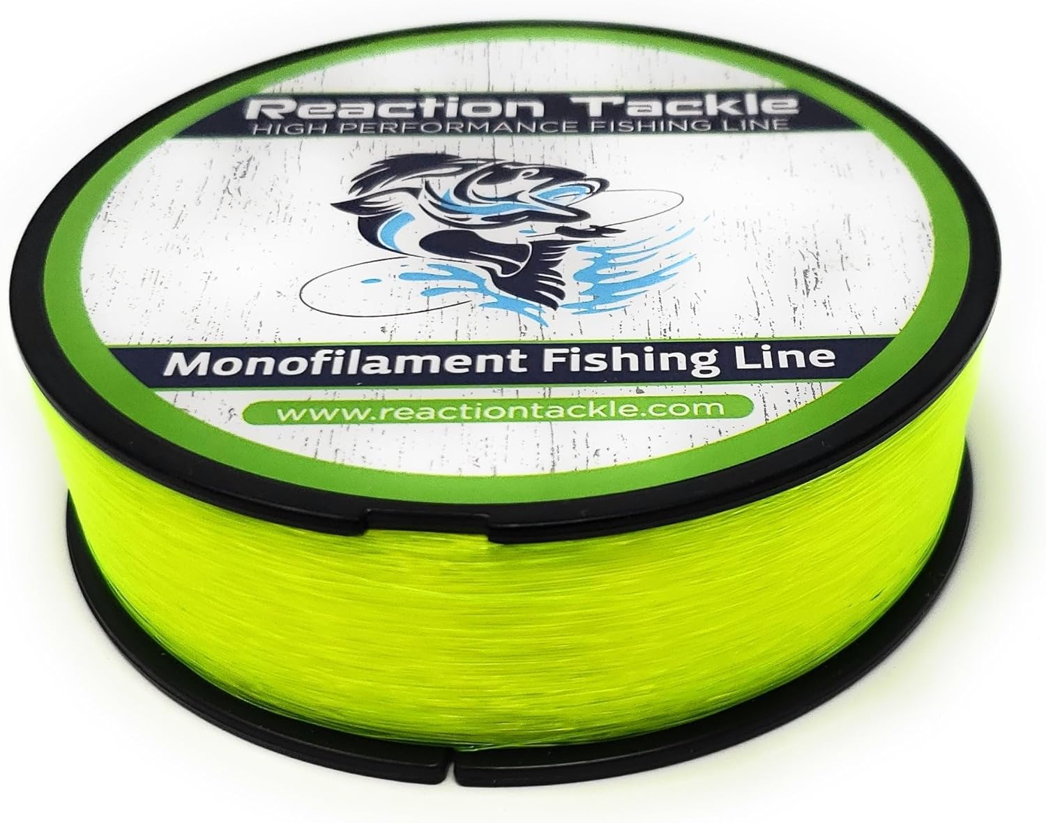 Reaction Tackle Monofilament Fishing Line – Premium Nylon Mono Line, Strong & Abrasion-Resistant, Low Memory for Smooth Long Casts – Freshwater & Saltwater