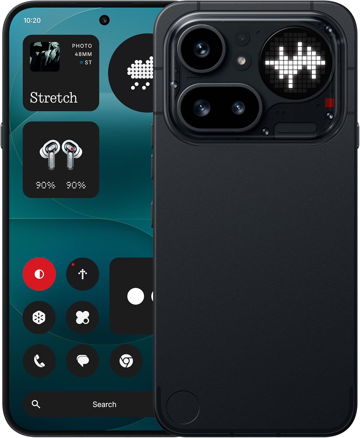 Nothing Phone (4a) Pro Cell Phone 2026 New, Unlocked Android 16 Smartphone, Triple-Lens Camera, AI Photo Edits, 6.83″ 144Hz AMOLED Display, 5080mAh Battery, Dual-SIM Glyph Matrix (Black, 12+256GB)
