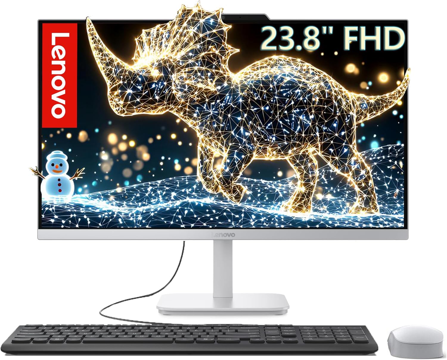 Lenovo Flagship 24″ FHD All-in-One Desktop • 2026 Business Edition • Intel 8-Core Processor (up to 3.8 GHz) • 8GB DDR4 RAM • 512GB SSD, • Wi-Fi 6 • Windows 11