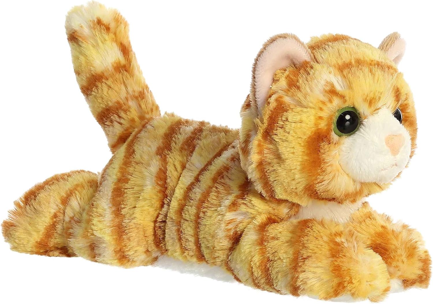 Aurora® Adorable Mini Flopsie™ Ginger Cat™ Stuffed Animal – Mini Companions Ready for Playful Adventures – for Kids All Ages, Toddlers, Adults, and Families – Orange 8 Inches