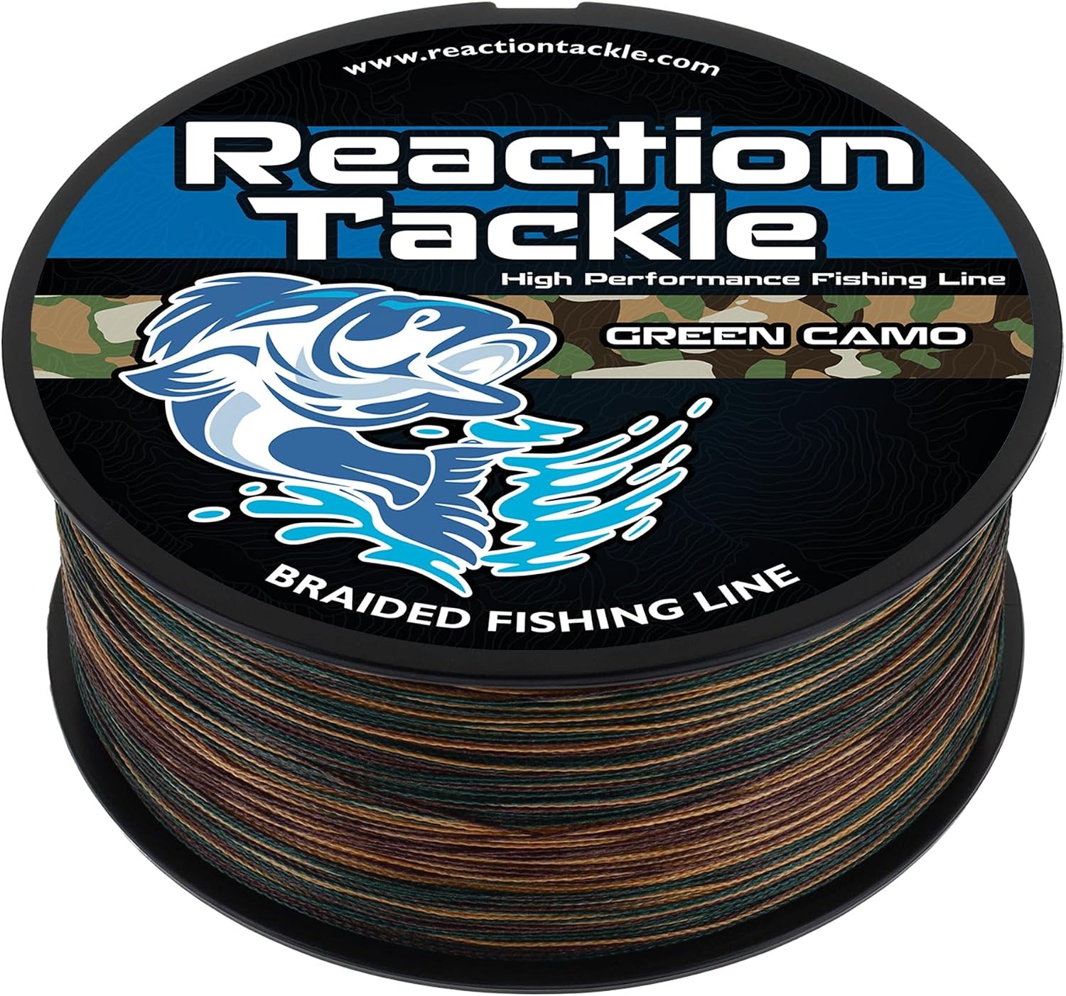 Reaction Tackle Braided Fishing Line – Pro Grade Power Performance for Saltwater or Freshwater Fish – Colored Fishing Line Braid for Extra Visibility