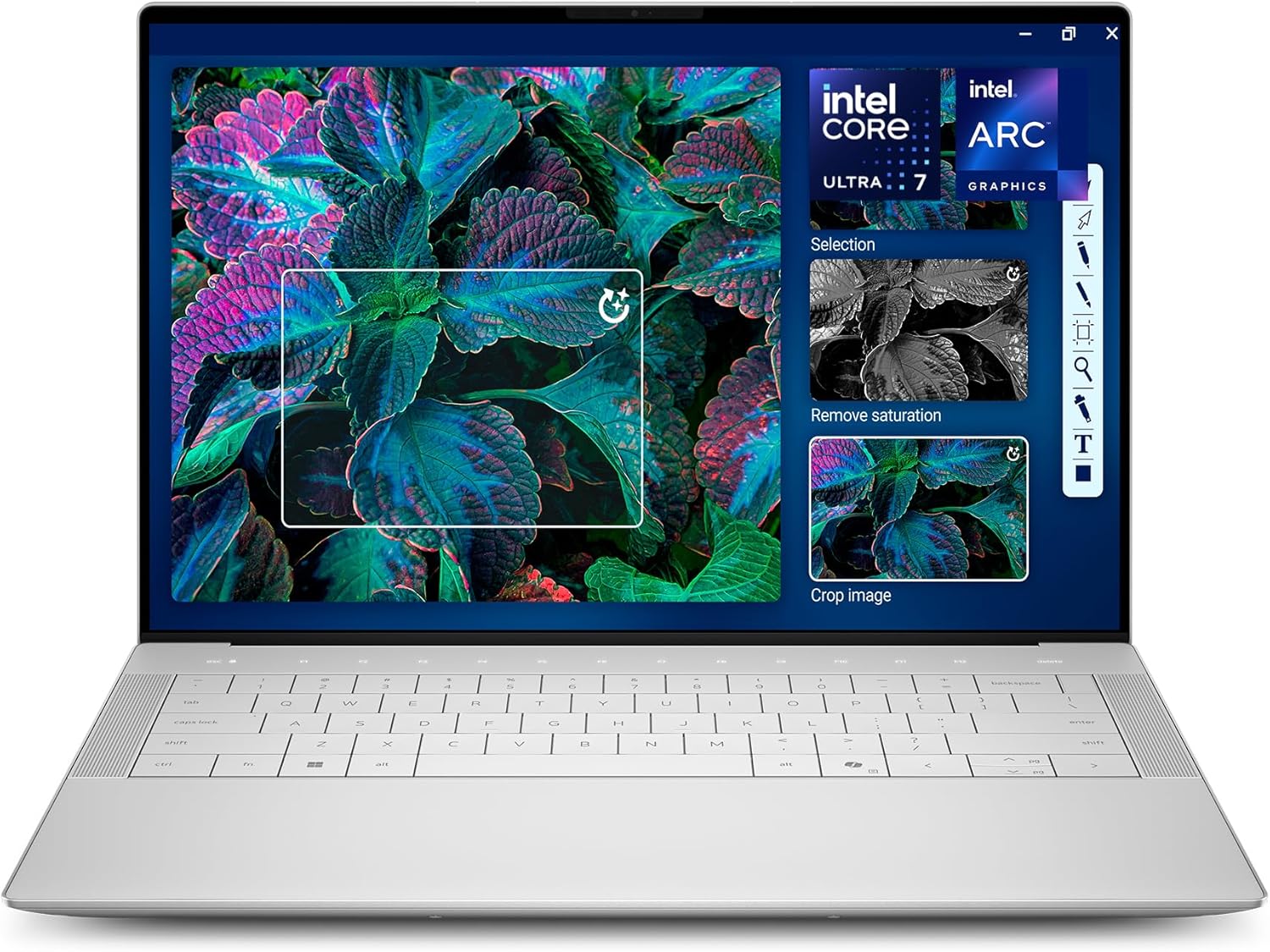 Dell XPS 14 Premium Laptop DA14250-14.5-inch Touch 3.2K OLED 48-120Hz Display, Intel Core Ultra 7 255H, Intel Arc Graphics, 32GB Memory, 1TB SSD, Backlit English Keyboard with Fingerprint Reader
