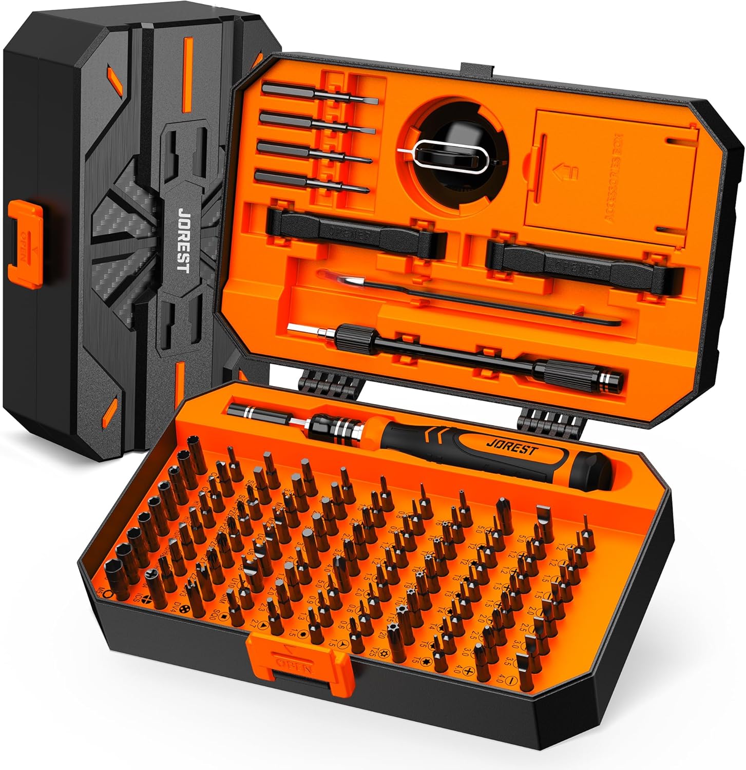 JOREST 115 in 1 Precision Screwdriver Set, Tool Gifts for Men, Mini Repair Tool Kit for iPhone, Macbook, PC, Laptop, Computer, Jewelers, PS5, Xbox, Switch, Electronics