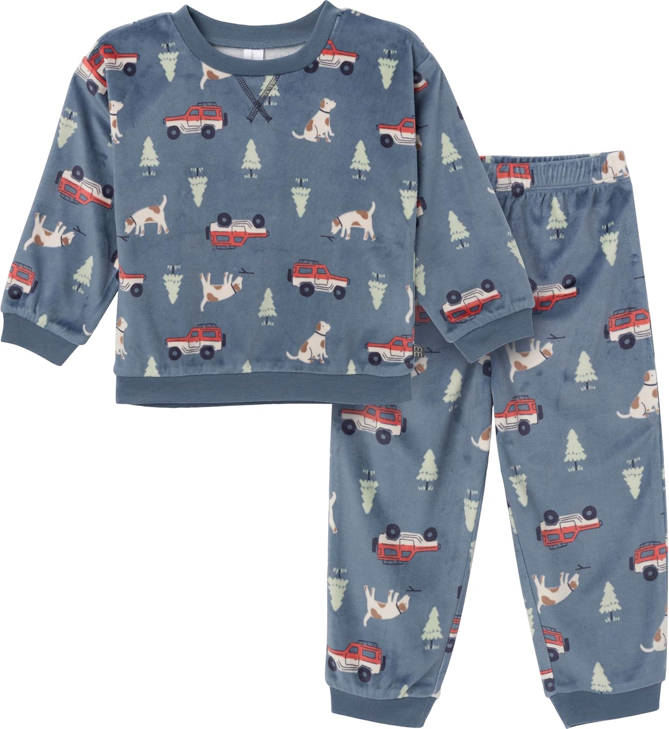 Modern Moments by Gerber Baby & Toddler 2 Piece Fleece Sweater & Pajama