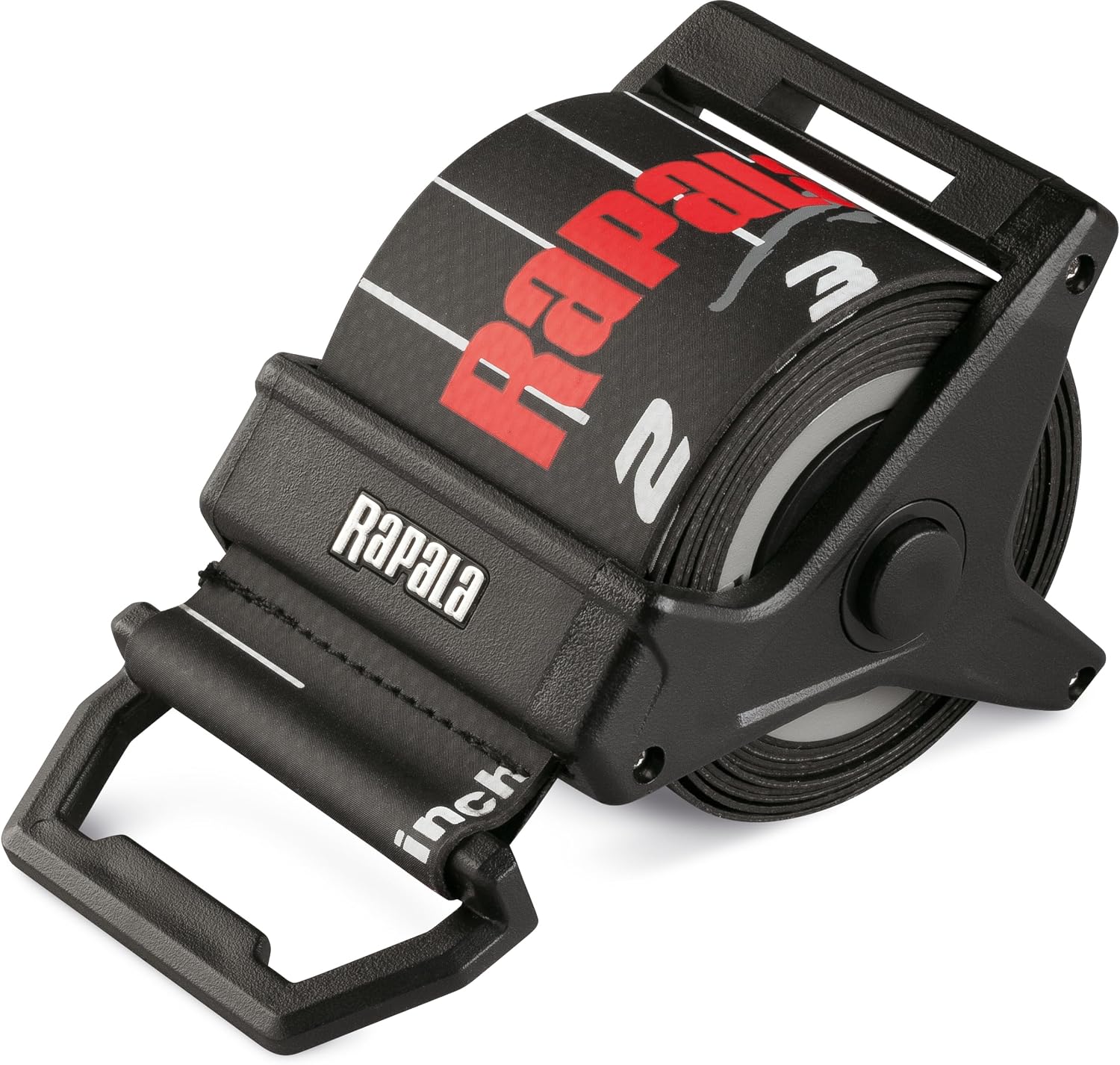 Rapala Retractable Ruler 60″, Compact and Durable Measuring Tool for Anglers, Convenient Folding Design with Easy-to-Read Markings for Accurate Fish Measurements
