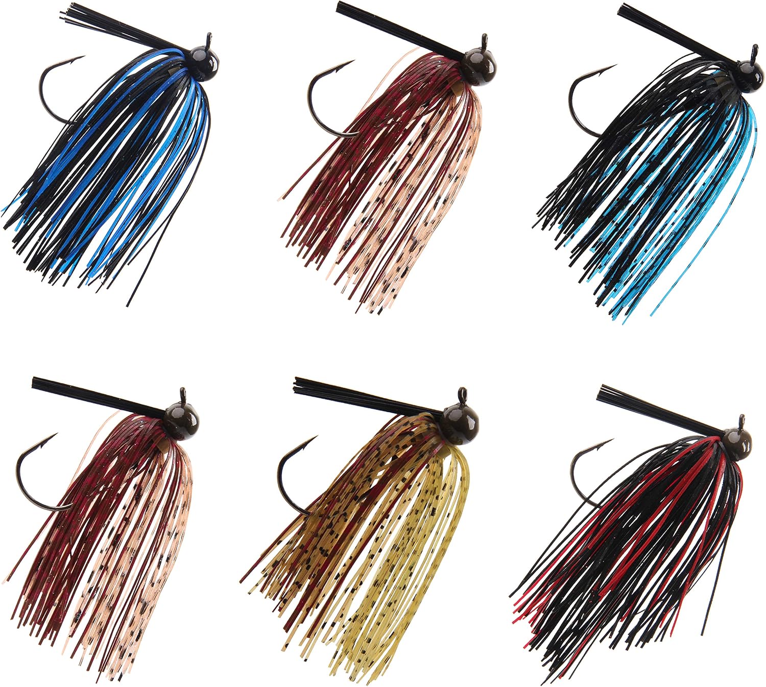 Bass Jigs Bass Fishing Lures Weedless Swim Jig Football Jig Finesse Jig Flipping Jig Fishing Jig Heads Fishing Lures for Bass Pike Walleye Muskie Crappie Sunfish Trout