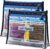 Reaction Tackle Waterproof Clear Tackle Bags, Dive Rated Zipper Submersion Proof Storage for Soft Plastics and Lures, Gusseted and Flat for Boats and Kayaks, 14×9 in Gusset, 2-Pack