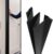 Fingersafe Commercial Door Hinges Finger Pinch Guard for Kids | UL Classified Push Side Door Pinch Guard for Schools, Daycare Centres & Home | USA Made | Finger Guard Door Black, 80″