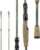 KastKing Spartacus II Fishing Rods – IM6 Graphite Blanks Casting & Spinning Rods, 2-Piece Rods with Extra Tip Section, PTS Power Transition System, KastFlex Technology, Rubber Cork Handle