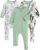 Yoofoss Baby Pajamas 100% Organic Cotton Baby Sleepers for Newborn 0-3 3-6 6-9 Months Boys Girl Clothes 3pcs Footed PJs