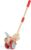 Award Winning Hape Butterfly Wooden Push and Pull Walking Toy, L: 6.3, W: 5.8, H: 22.2 inch, Red