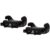 Diono Solana 2 XL Pack of 2 2022, Dual Latch Connectors, Lightweight Backless Belt-Positioning Booster Car Seat, 8 Years 1 Booster Seat, Black