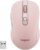 wegear USB Wireless Mouse for Laptop PC Mac, 2.4GHz Cordless Mouse with 6 Buttons, 5-Level Adjustable 4000 DPI, Ergonomic Portable Optical Computer Mice, 24-Month Battery Life-Pink