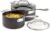 All-Clad Essentials Hard Anodized Nonstick Sauce Pan Set 4 Piece, 2.5, 4 Quart Oven Broiler Safe 500F Pots and Pans, Cookware Black