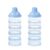 Accmor Formula Dispenser On The Go, 5 Compartments Stackable Formula Container for Travel, Baby Milk Powder Kids Snack Container, BPA Free