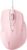 TECKNET Wired Mouse, 6-Button Corded with 4 Adjustable DPI, Optical Ergonomic Design, 5FT Cord for Laptop, Chromebook, PC, Desktop, Mac, Notebook – Pink