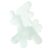 HECCEI Baby Teether Toy, Soft Food‑Grade Silicone Teether, Soft Infant Teether Chew Toy, BPA Free, Multi-Texture Design Teether (Mint Haze)