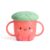 Itzy Ritzy Toddler Snack Cup – Spill-Proof Snack Cup for Toddlers with Soft Silicone Lid for Easy Food Access – Easy-To-Hold Kids Snacks Container With Handles – Ideal for 12 months & Up (Strawberry)