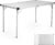 Portal Camping Table with Expandable Tabletop 37″ to 51.2″, Aluminum Folding Table for 2-6 People, Portable Lightweight Camp Table with Storage Mesh & Carry Bag for Camping, Picnic, Tailgating