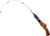 Ice Fishing Rod 22in Ultralight Small Spinning Rod for Ice Fishing | Ice Fishing Gear, Travel Kids Fishing Rod, for Walleye Perch Panfish Bluegill Crappie