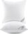 MIULEE 26×26 Inch Euro Pillows Inserts, Pack of 2 Down Alternative Virgin Filling Comfy Support Throw Pillows for Sofa Couch Bed