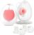 Nenesupply Handsfree Wearable Breast Milk Collection Cups Compatible with Spectra S1 S2 Baby Buddha Momcozy V1 Lansinoh Pumps 24mm Silicone Flanges Replacement for Spectra Pump Parts 19mm 21mm inserts
