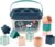 Fisher-Price Baby’s First BlocksToy Set, Navy Fawn | Stacking Toy, 10 Shapes & Storage Bucket, Sorting Play, Infants Ages 6+ Months (Amazon Exclusive)