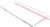 BEEGO Ergonomic Computer Keyboard Stand – Clear Acrylic Keyboard Riser Tilted Keyboard Holder Keyboard Tray with Lightpink Non-Slip Strip for Easy Typing at Home School Office Desk Accessories