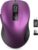 Trueque Wireless Mouse for Laptop, 2.4GHz Ergonomic Computer Mouse with Back & Forward Buttons, 3 Adjustable DPI Levels, 6 Buttons, Optical USB Cordless Mice for Windows PC (Purple, 1 Pack)