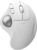 Logitech Ergo M575S Wireless Trackball Mouse, Wireless Ergonomic Mouse with Bluetooth and Encrypted Dongle, Comfortable Thumb Control, Precise and Smooth Tracking, for PC/Mac – Off- White Silver Ball