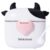 Bebamour Baby Formula Dispenser On The Go, Formula Container to Go, Formula Holder for Travel, Candy Fruit Snack Storage Container with Scoop and Leveller (Black)