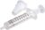 EZY DOSE Kids Baby Oral Syringe & Dispenser Calibrated for Liquid Medicine, Reduce Mess and Spills, Easy Way to Orally Administer Medication, 10 mL/2 TSP, Includes Bottle Adapter, Clear, BPA Free