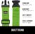 GORILLA GRIP Heavy Duty Adjustable Luggage Straps for Suitcases, Easy to Identify Travel Belt Connector Holds Suitcase Together, Extends Life of Bag, Strap Connects Two Bags, Accessories 2 Pack Green