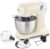 Dash 3.5QT Tilt-Head Stand Mixer – Electric Stand Mixer with Stainless Steel Bowl and Splash Guard For Baking – Cream, 3.5-Quart