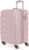 SwissGear 7366 Signature Hardside Expandable Luggage with Spinner Wheels, TSA Lock, Cup-Holder, Pink, Carry-On 19-Inch