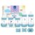 MAM Easy Start Anti-Colic 5 Baby Bottle & 3 Pacifier Newborn Gift Set | 5 Self Sterilizing Bottles (3X 5oz, 2X 9oz) & 3 Original Pacifiers 0–16 Months + Extra Nipples, Made In Europe
