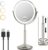 VFD 30X/1X Makeup Mirror with Lights, Height Adjustable Lighted Magnifying Vanity Mirror with 3 Lighting and Adjustable Brightness, 3000mAh Rechargeable Double Sided Switch for Desk Women Gift