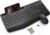 Wireless Keyboard and Mouse Combo – Full Size Ergonomic Wrist Rest, Silent Typing, Phone Holder, 2.4 GHz, 3 Level DPI, Batteries Powered, KM23D Set Compatible with PC, Laptop, Windows, macOS -SABLUTE