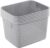 Sterilite 6-Pack Tall Weave Basket, Woven Plastic Storage Baskets for Organization, Cement Gray – Organizing Bin Containers with Handles for Bedroom, Bathroom, Dorm, Laundry Room, and Closet