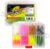 Trout Magnet 82-Piece Neon Fishing Gear Kit, Includes 70 Grub Bodies Trout Bait and 12 Size 8 Hooks
