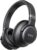 KVIDIO Active Noise Cancelling Headphones, 70 Hours Playtime Bluetooth Headphones Wireless with Microphone, Transparency Mode, Deep Bass and Hi-Fi Stereo Sound Over Ear for Travel Office