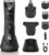 Manscape Body Hair Trimmer for Men, No Nick Pubic Bikini Trimmer for Women, 3 in 1 Versatile Groin Shaver with Nose Hair Trimmer, Cordless Dock Charging, LED Display, Wet/Dry Grommer (Black)