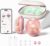 Momcozy Air 1 Wearable Breast Pump, Ultra-Slim Hands-Free Breast Pump with Wireless Charging Case, Top-View Visible, App Control, Auto Mode Switching, Milk Tracking & Full-Collector Alerts, 6oz